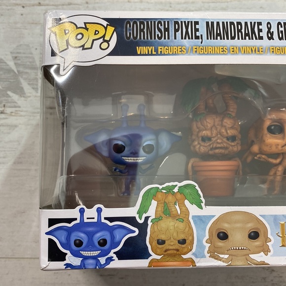 Funko Pop Cornish Pixie, Mandrake, and Grindylow Harry Potter Figures - Picture 3 of 16